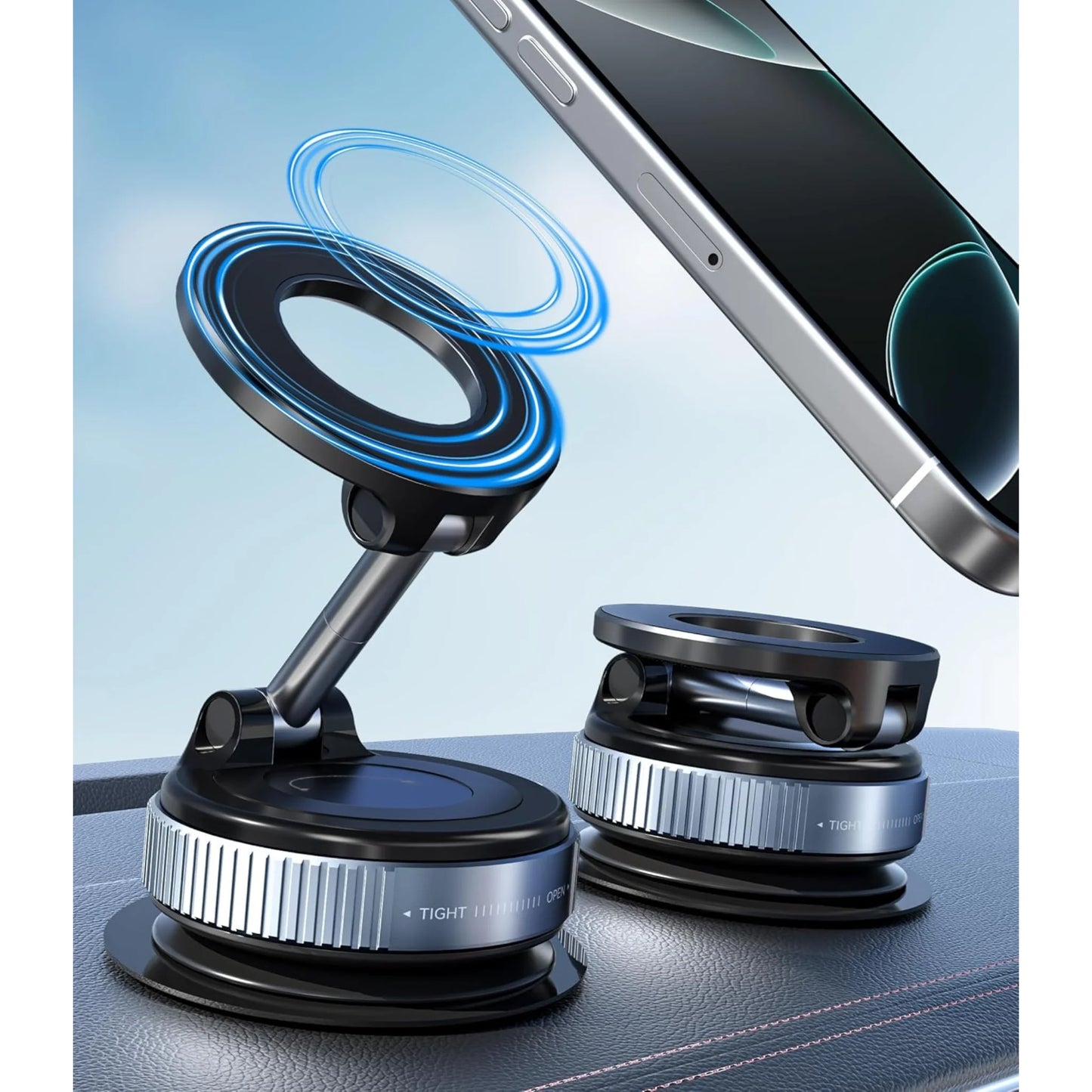 48%OFF- 360°Phone Holder With 2 Pcs MicroFiber Clothes + Brush