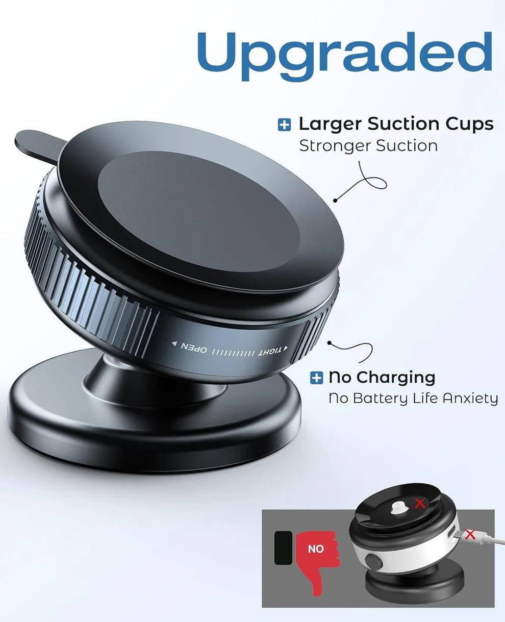 48%OFF - Magnetic Car/Desk Phone Holder With 2 Pcs MicroFiber Clothes + Brush