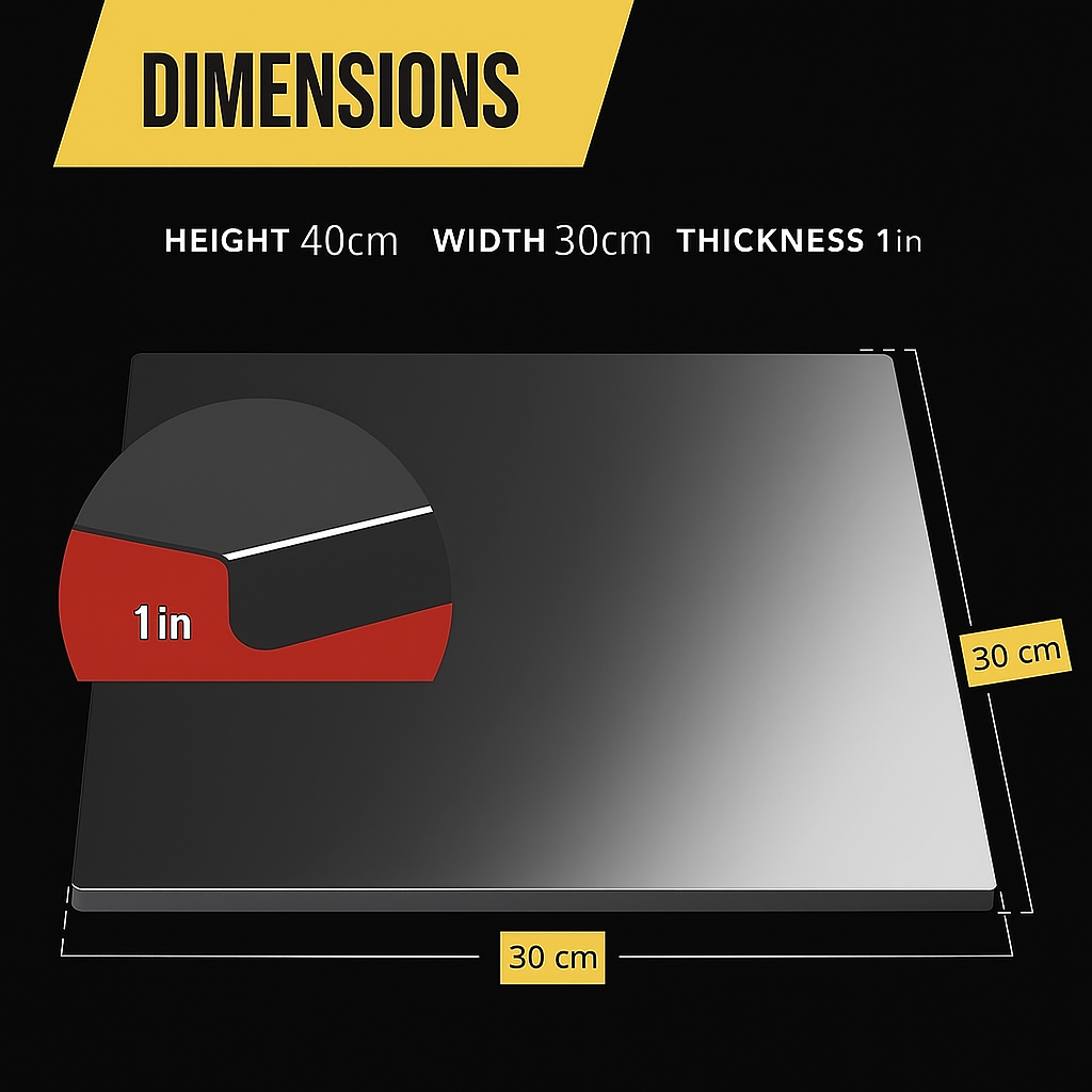 60%OFF - Stainless Steel Chopping Board (35x31cm) With Free Knife Set