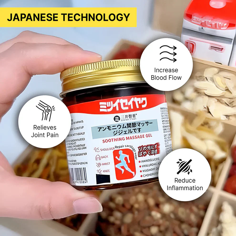 70%OFF - Japanese Instant Pain Relief Soothing Massage Gel 🔥 Buy 1 Get 1 Free🔥