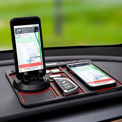 Limited Offer 50%OFF - Anti-Slip Car Dashboard Mat + Mobile Phone Holder + 2X Microfiber cloth with Car cleaning Brush