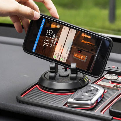 Limited Offer 50%OFF - Anti-Slip Car Dashboard Mat + Mobile Phone Holder + 2X Microfiber cloth with Car cleaning Brush