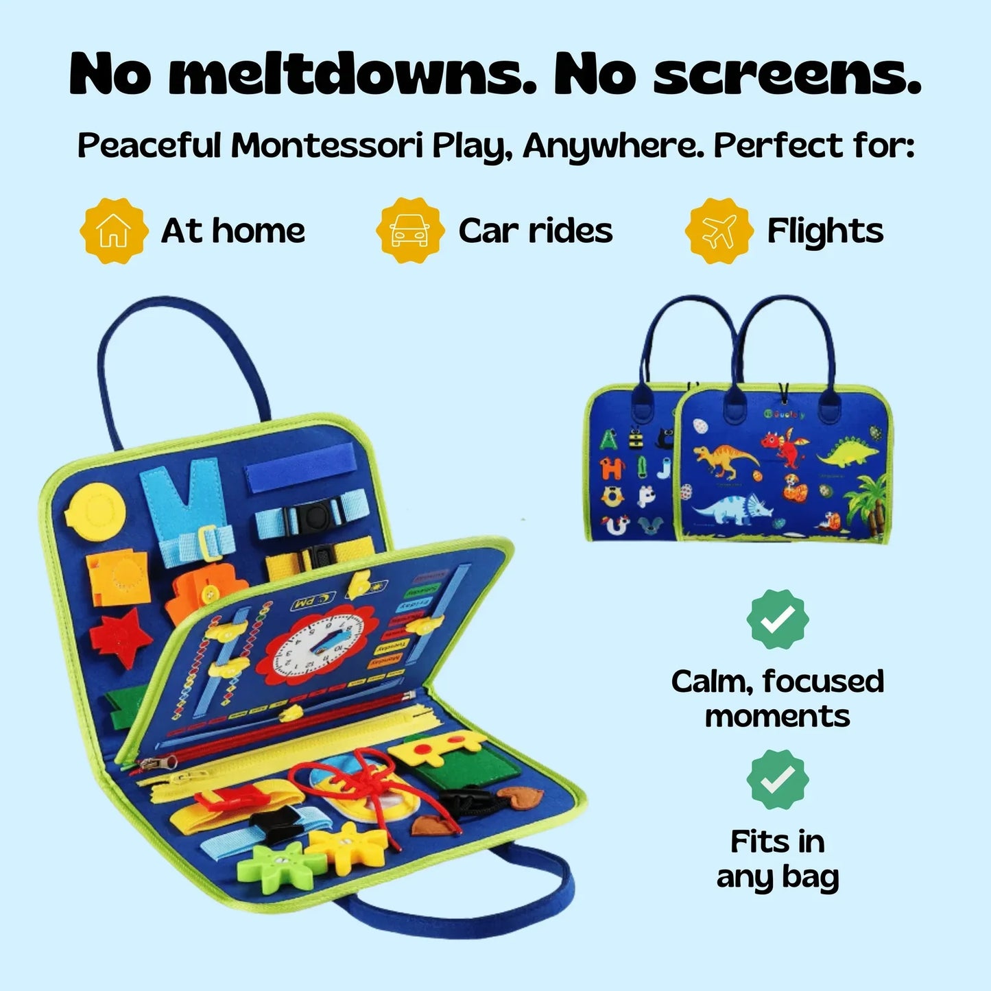PlayWise™ - Montessori Busy Board 2025